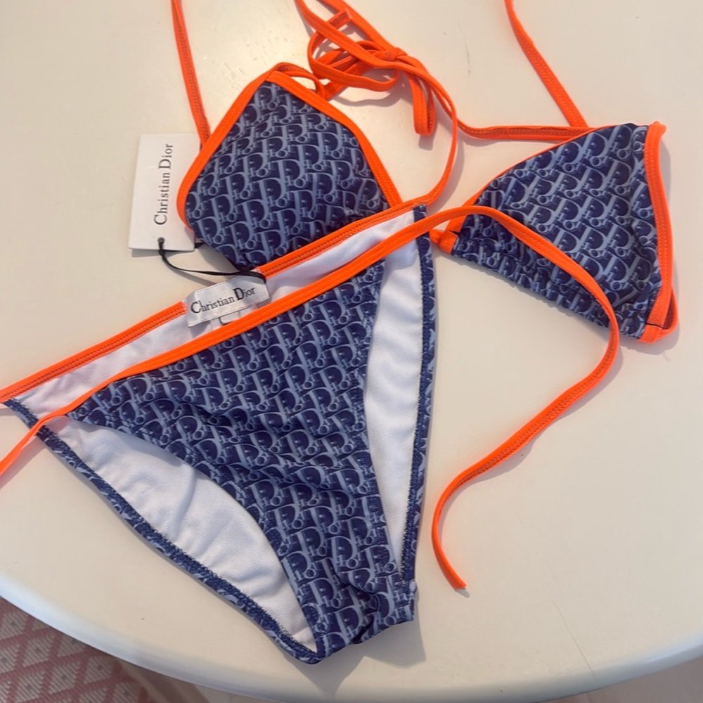 Blue Orange bikini